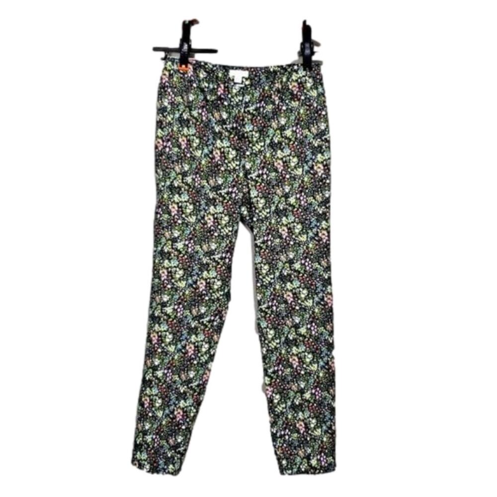 J. Jill floral live in Chino pants size 2 NWOT